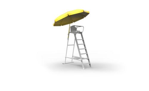 Support parasol pour chaise d'arbitre de tennis